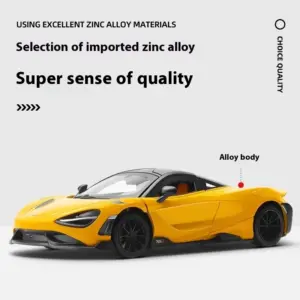 1:24 McLaren 765LT Diecast Metal Car Model 14 S5e8f8821206d49e69d57fa00e235a8beN