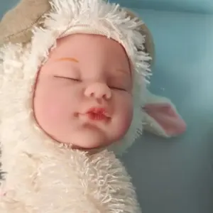 Anne Geddes Sleeping Baby Plush Doll in Egg