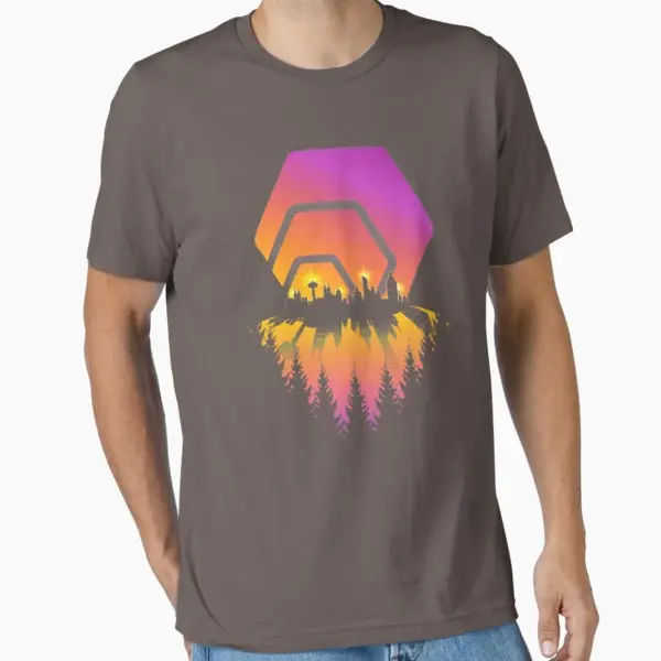 HEX Shining City Crypto Men's T-Shirt S-6XL - Image 12