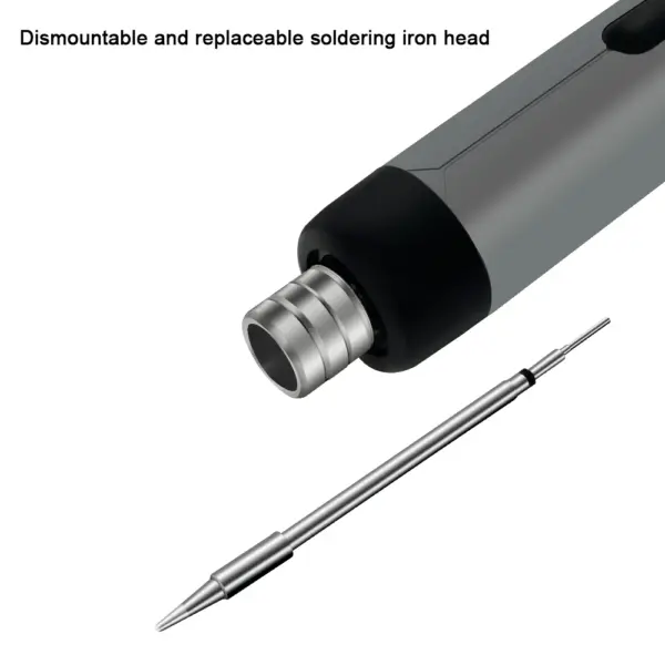 Portable USB Soldering Iron Set Adjustable Temp - Image 4