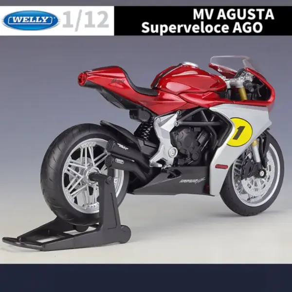 WELLY 1:12 MV Agusta Superveloce Diecast Motorcycle - Image 5