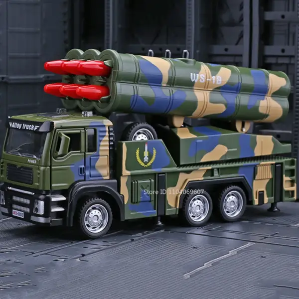 1:32 Scale Metal Rocket Launcher Model Car - Image 6