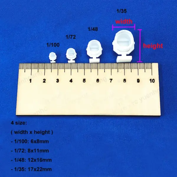 10PCS Resin Searchlight Cup for RC Boats - Image 2