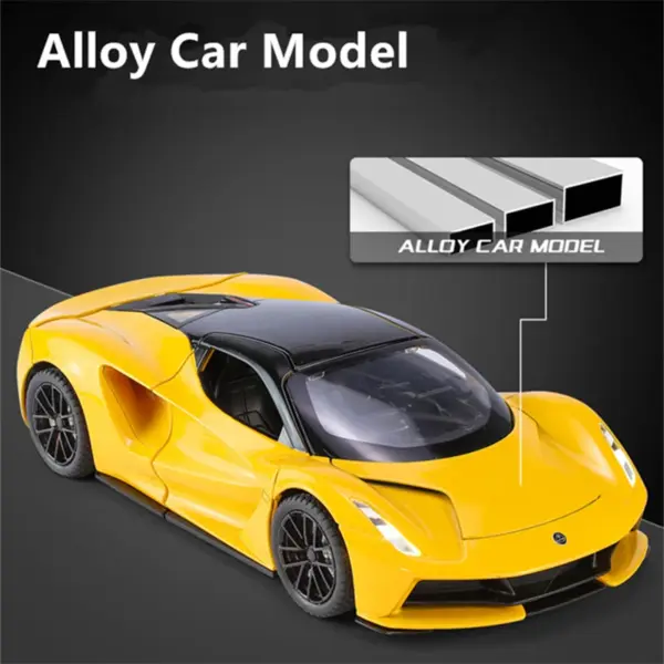 1:32 Alloy Lotus EVIJA Sports Car Model - Image 2