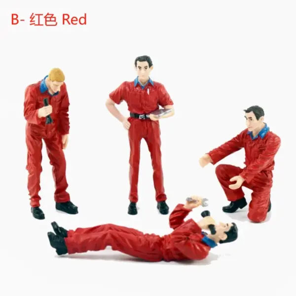1/18 Resin Garage Scene Repairman Model - Image 14