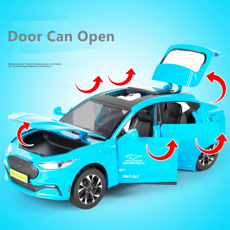 1:24 Ford Mustang Mach-E Alloy Model Car 4 1:24 Ford Mustang Mach-E Alloy Model Car - Image 4