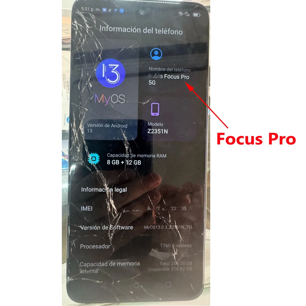 6.72 inches IPS LCD Touch Screen Assembly for ZTE Nubia Focus Pro 5G Z2153N 4 6.72 inches IPS LCD Touch Screen Assembly for ZTE Nubia Focus Pro 5G Z2153N - Image 4