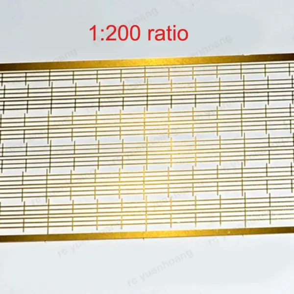 Brass Etched Railing Set for 1:200 RC Boats - Image 3