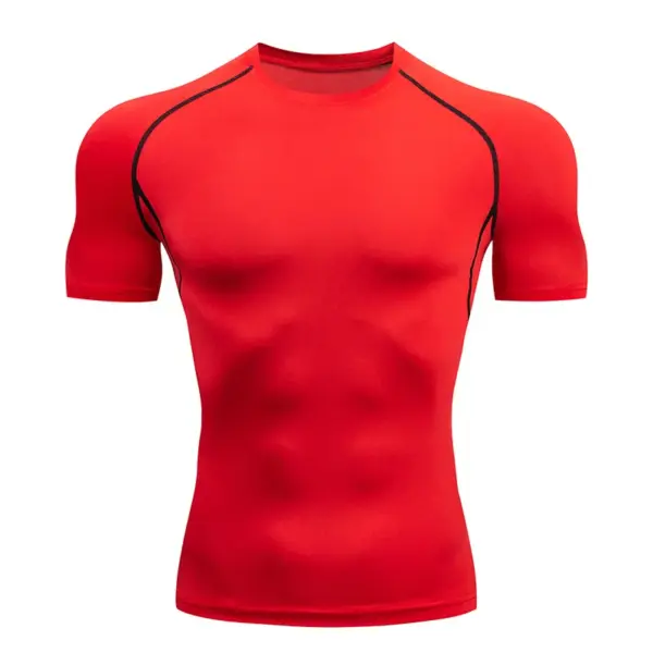 Men's Compression Long Sleeve Turtleneck Shirt - Image 12