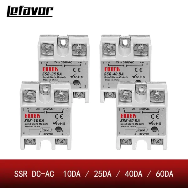 10PCS SSR-40DA Solid State Relay 40A 250V - Image 5