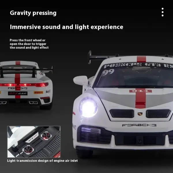 1:32 Porsche 911 GT3 RSR Diecast Model - Image 2