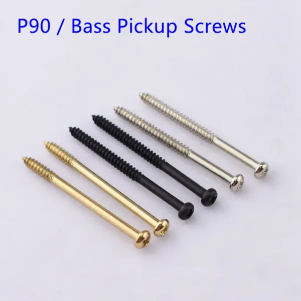 4 Pack P90 Bass Pickup Screws