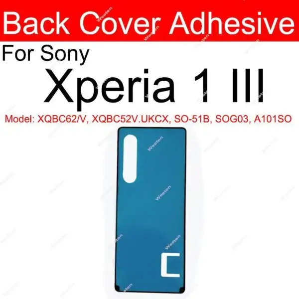 LCD Rear Battery Cover Adhesive for Sony Xperia 1 X1 II III and Xperia 5 X5 II III - Image 11