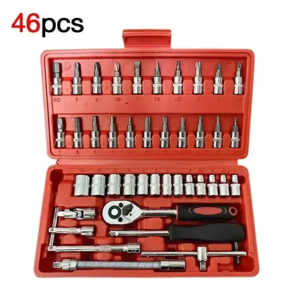 46pcs Auto Repair Socket Wrench Kit - Image 3
