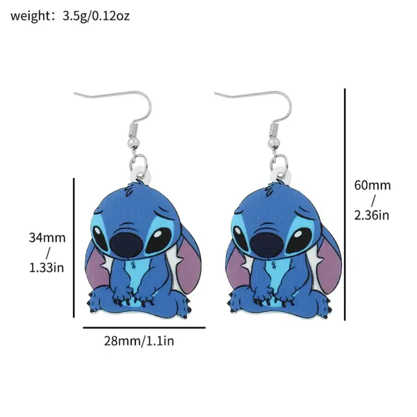 Lilo and Stitch Acrylic Drop Earrings - Image 11