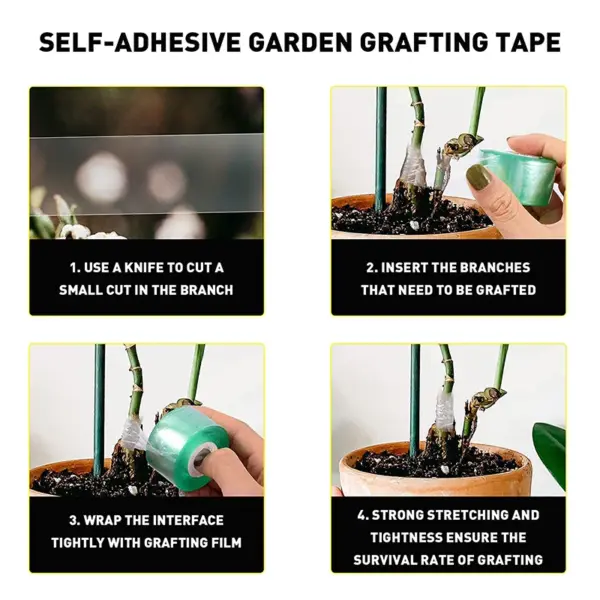 Grafting Tape for Plants - Stretchable Moisture Barrier - Image 5
