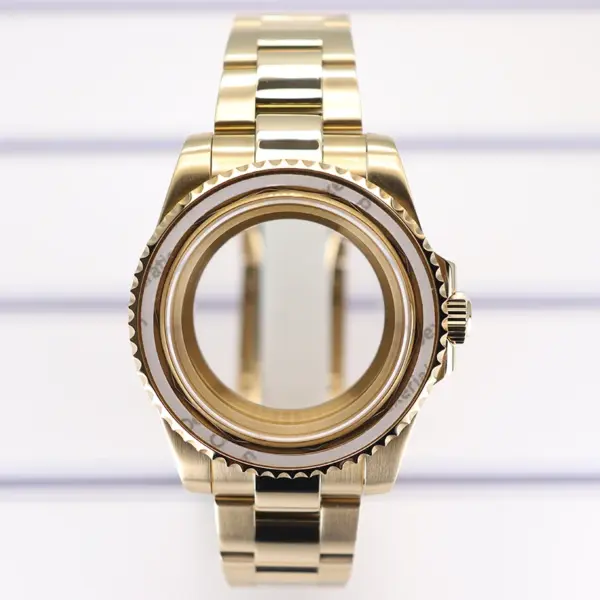 Gold 40mm Watch Case for Seiko Eta Miyota - Image 8