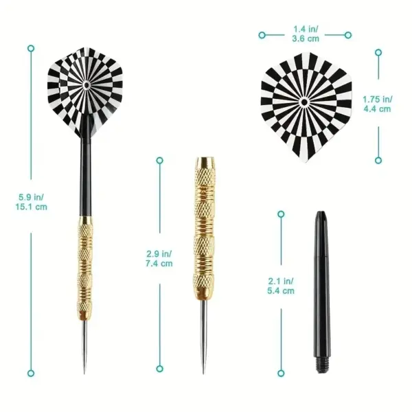 18 Pcs 14g Dart Needles with Plastic Rods - Image 2