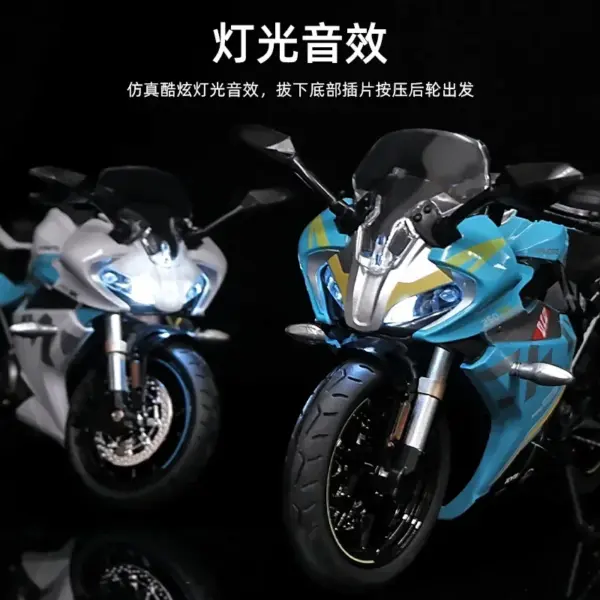 1:12 Scale Alloy Diecast Motorcycle Model - Image 4