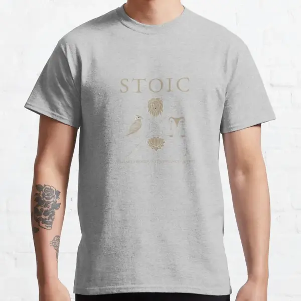 Courage Wisdom Justice Stoicism Graphic Tee - Image 11