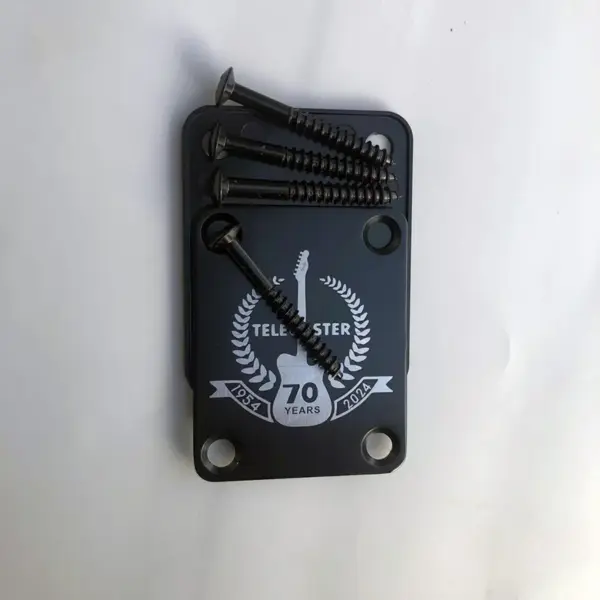 Custom Neck Plate for Strato and Tele Guitars - Image 2