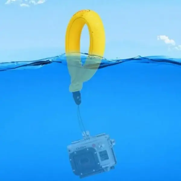 Yellow Floating Foam Wrist Strap for GoPro - Image 2