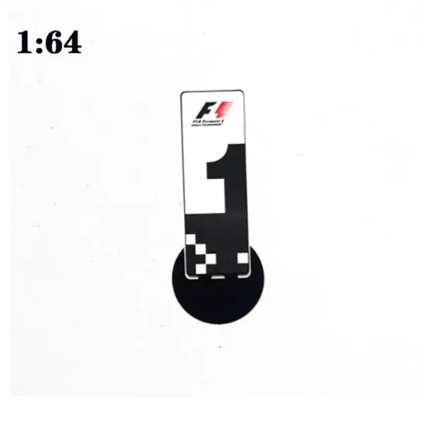 1:64 Scale F1 Parking Plate Model Decoration - Image 12