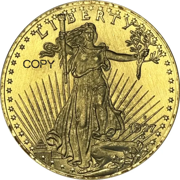 Saint Gaudens 1927 Commemorative Copy Coin - Image 5