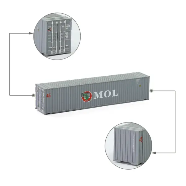 N Scale 45ft Shipping Containers with Magnets - Image 12