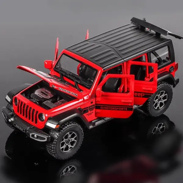 1:22 Scale Diecast Wrangler SUV Model Toy - Image 6