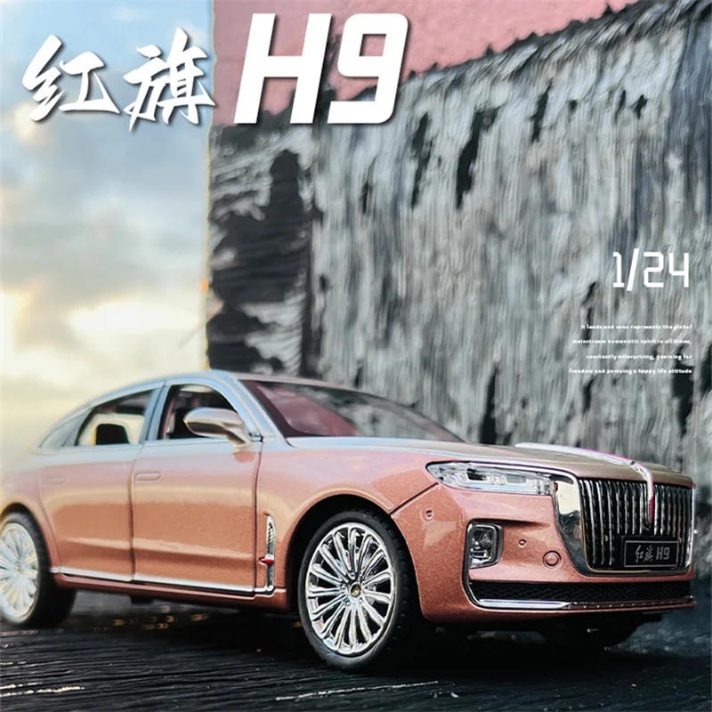 1/24 Alloy Hong Qi H9 Diecast Car Model 2 1/24 Alloy Hong Qi H9 Diecast Car Model - Image 2