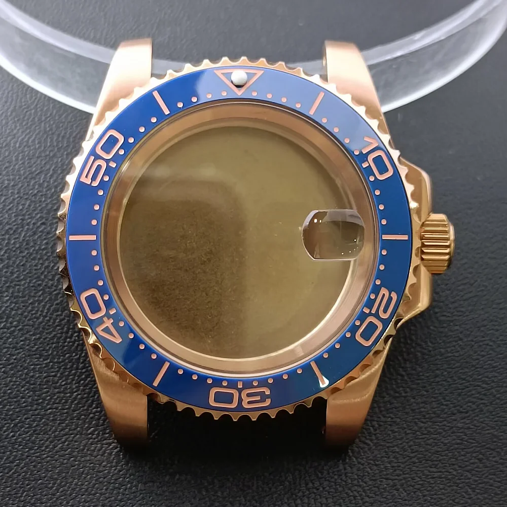 NH35 GMT Steel Watch Case 40.5mm Silver 29 NH35 GMT Steel Watch Case 40.5mm Silver - Image 29