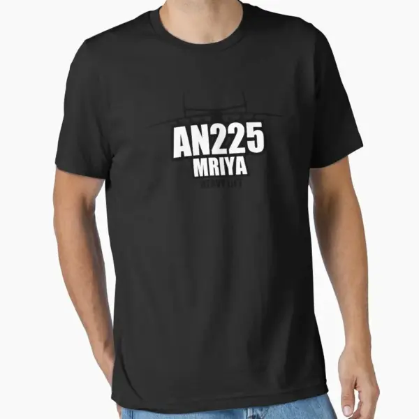 An-225 Mriya Cotton T-Shirt for Men Large - Image 9