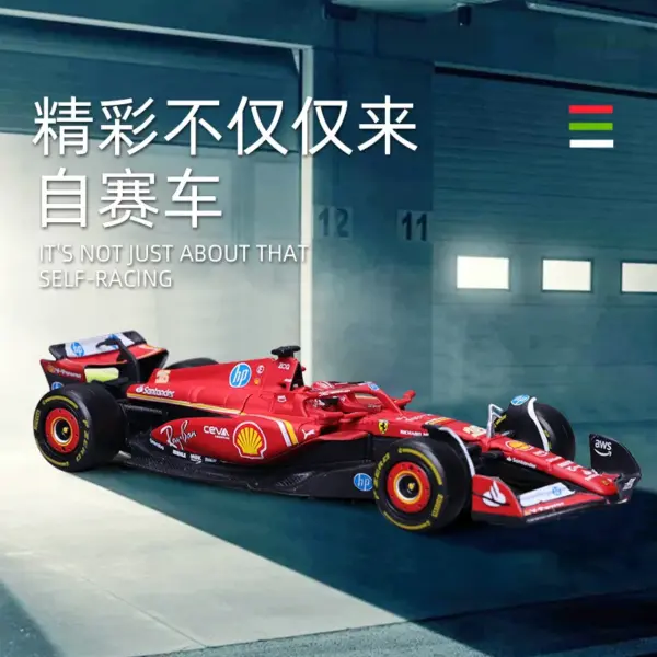 1:18 Ferrari SF24 F1 Model Car by Bburago - Image 3