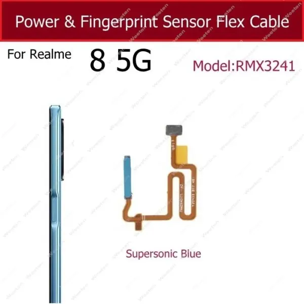 Realme Fingerprint Sensor Flex Cable for 7 8S 9Pro - Image 18