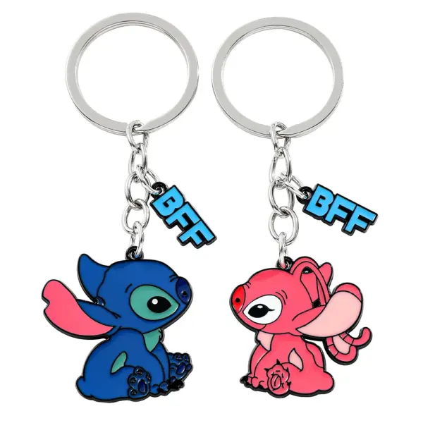 Lilo & Stitch Heart Keychain Friendship Jewelry - Image 11