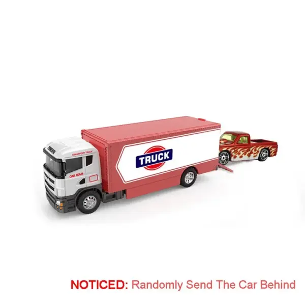 1:64 Diecast Alloy Trailer Model Toy Car - Image 9