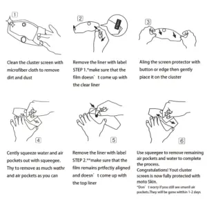 Motorcycle Screen Protector for Honda CB750 Hornet 11 S61899870ccba4c8fa094264833d2b44a2