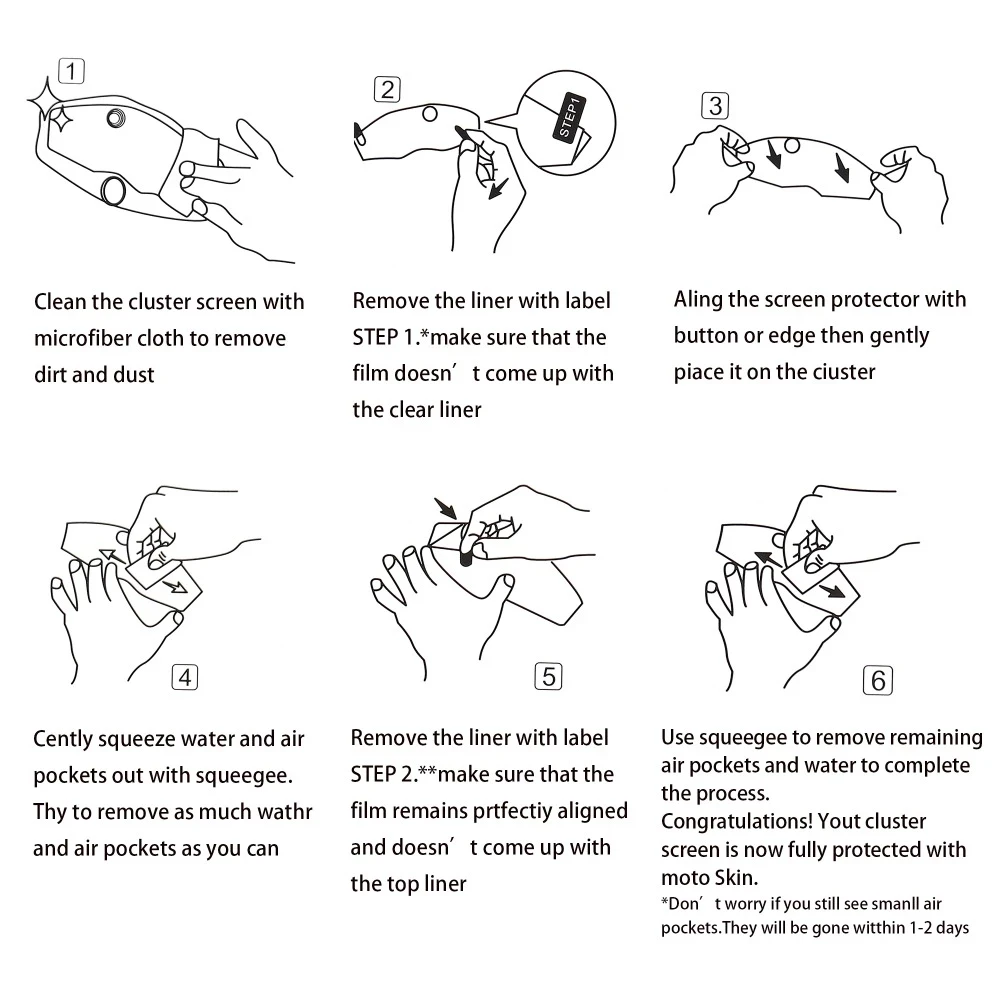 Motorcycle Screen Protector for Honda CB750 Hornet 6 Motorcycle Screen Protector for Honda CB750 Hornet - Image 6