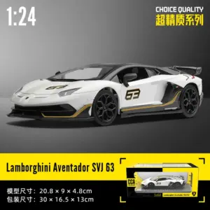 Diecast 1:24 Lamborghini SVJ63 Model Car 40 S618b1aa341f74b91bbff4a5606a093b5G