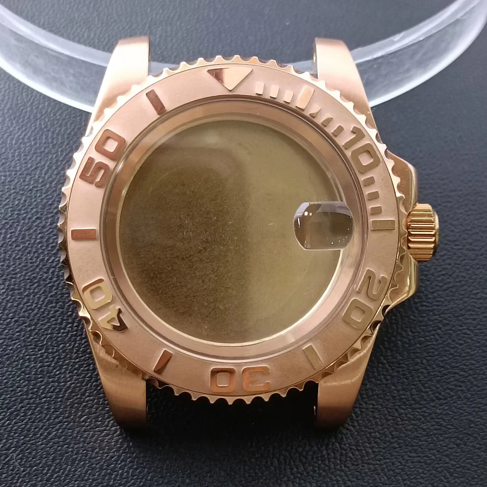 NH35 GMT Steel Watch Case 40.5mm Silver 39 NH35 GMT Steel Watch Case 40.5mm Silver - Image 39