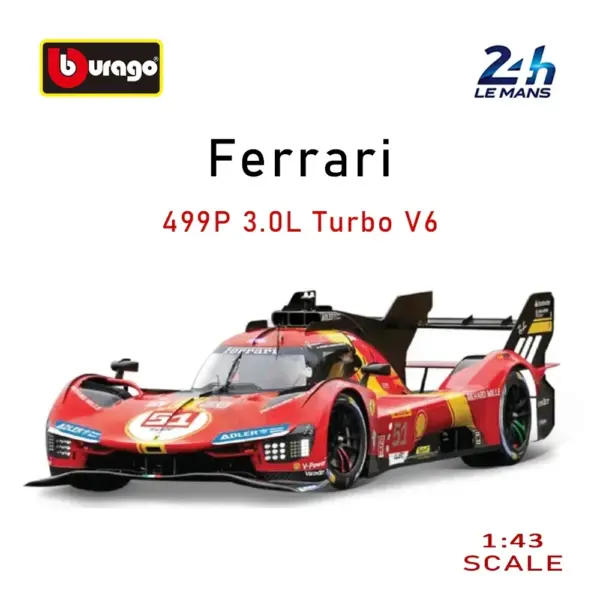 Bburago 1:43 BMW M Hybrid V8 Model Car - Image 4