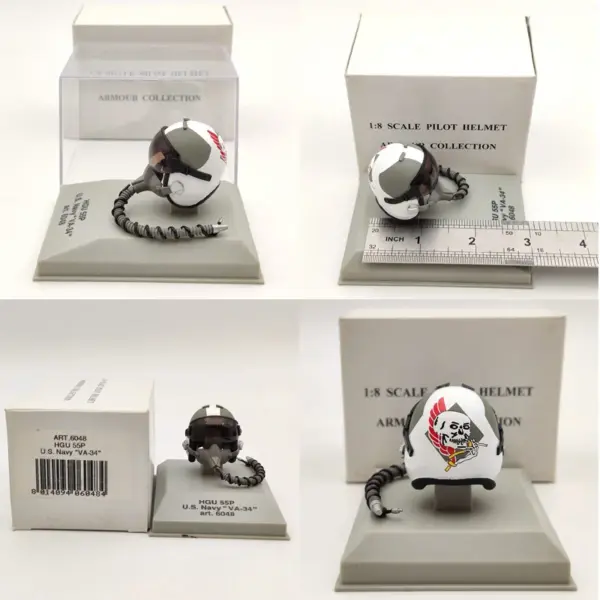 Diecast Pilot Helmet HGU 26P/33P/55P/MC 10/Gueneau 316 - Image 25