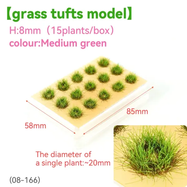 15pcs Miniature Flower Grass Clusters 8mm-10mm - Image 21