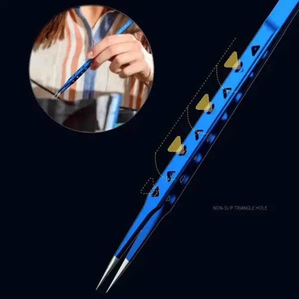 Precision Non-Magnetic Tweezers for Phone Repair - Image 2