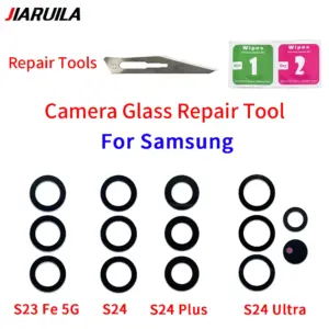 Samsung S24 & S23 Ultra Rear Camera Glass Lens Set
