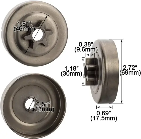 STIHL Chainsaw Clutch Drum E-Clip Kit 017-250 - Image 3