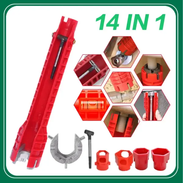 14-in-1 Sink Faucet Wrench Tool Set - Image 3