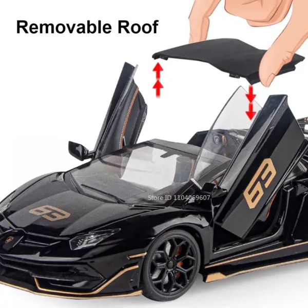 1:18 Scale Evantado SVJ63 Alloy Car Model - Image 3