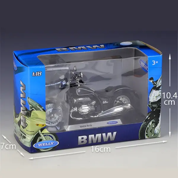 WELLY 1/18 BMW R18 Diecast Motorcycle Model - Image 6